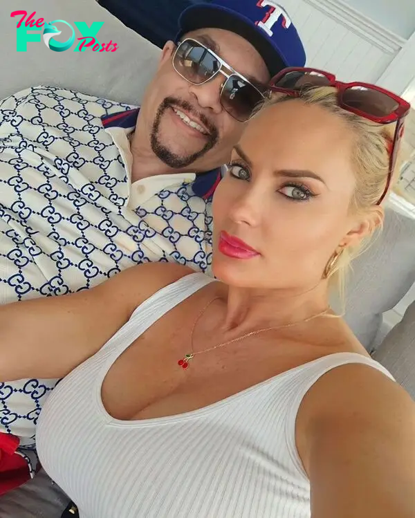 Coco Austin and Ice-T in a selfie. 