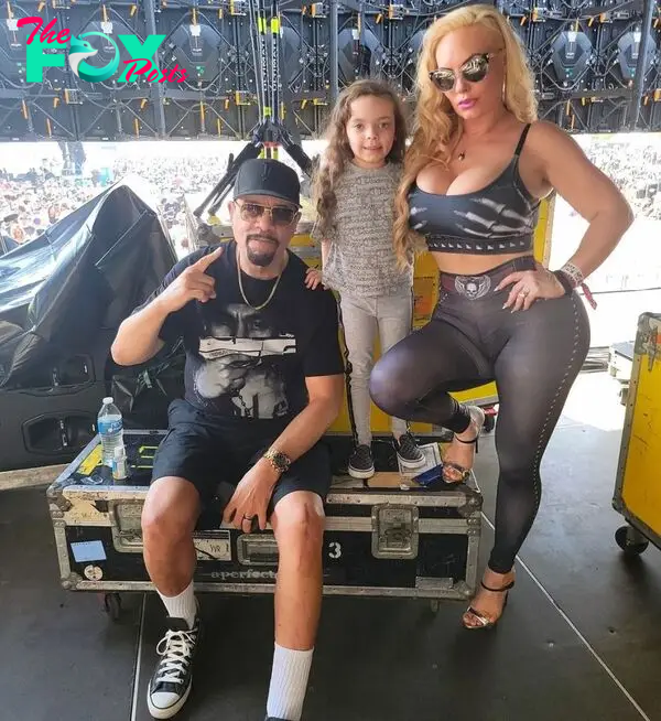 Coco Austin, Chanel and Ice-T. 