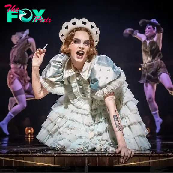 Cara Delevingne as Sally Bowles in "Cabaret"