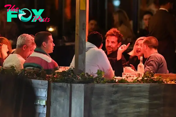 Gigi Hadid and Bradley Cooper at Via Carota. 