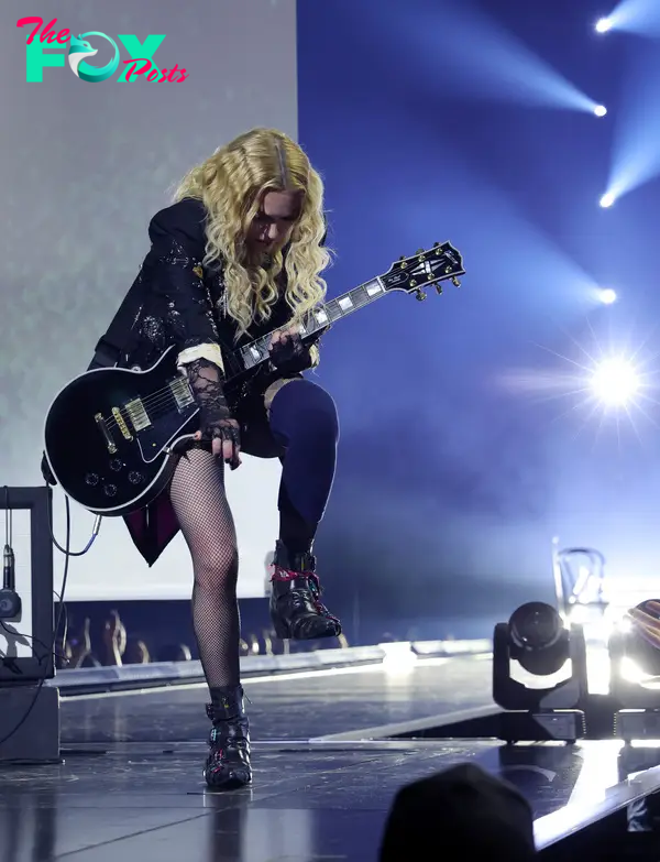 Madonna in concert.