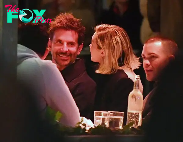 Gigi Hadid and Bradley Cooper at Via Carota. 