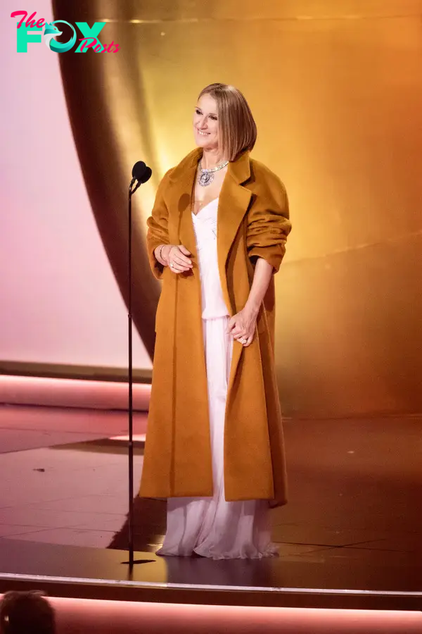 Celine Dion at the Grammy Awards 2024.