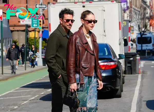 Bradley Cooper and Gigi Hadid in New York City. 