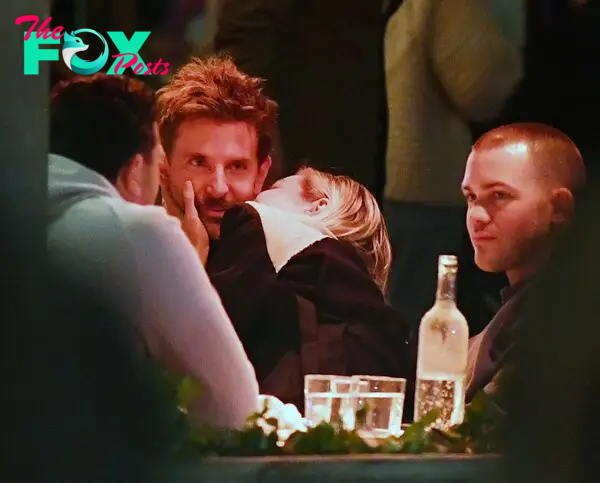 Gigi Hadid and Bradley Cooper at Via Carota. 