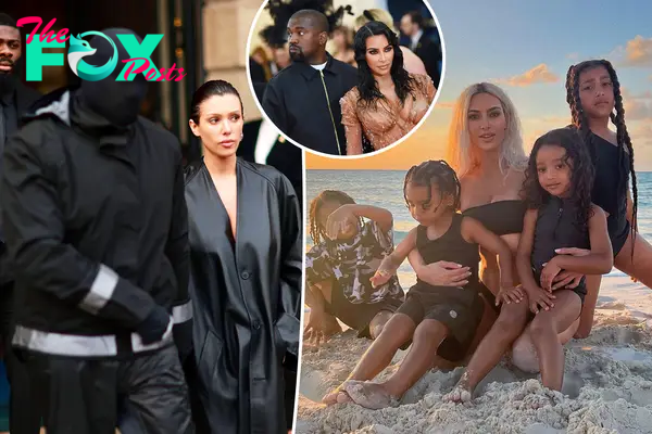 Kanye West begs Kim Kardashian to take their kids out of 'fake' school for celebrities