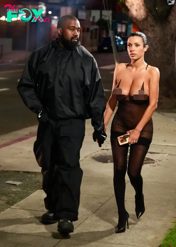 Kanye West with Bianca Censori 