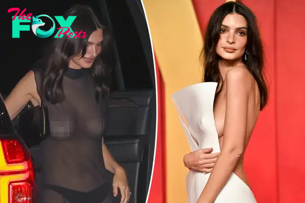 Emily Ratajkowski Oscars Party 2024