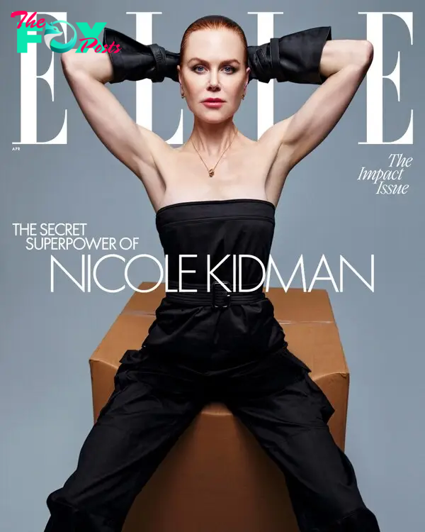Nicole Kidman for Elle April 2024 