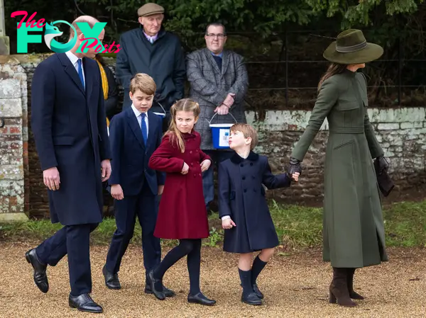 Kate Middleton, Prince William, Prince George, Prince Louis and Princess  Charlotte