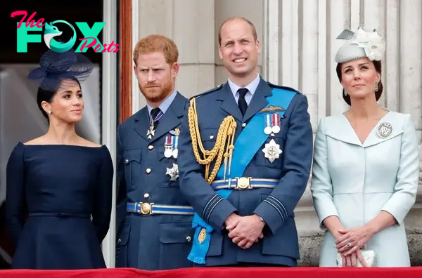 Prince Harry, Meghan Markle, Kate Middleton and Prince William