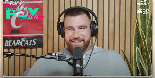 Travis Kelce on his podcast.