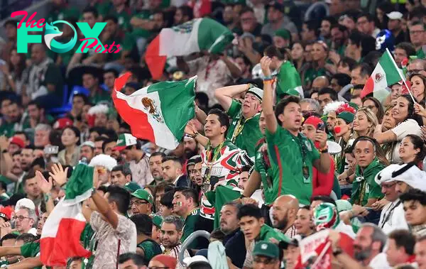 Soccer Football - FIFA World Cup Qatar 2022 - Group C - Mexico v Poland - Stadium 974, Doha, Qatar - November 22, 2022   Mexico fans in the stands REUTERS/Jennifer Lorenzini