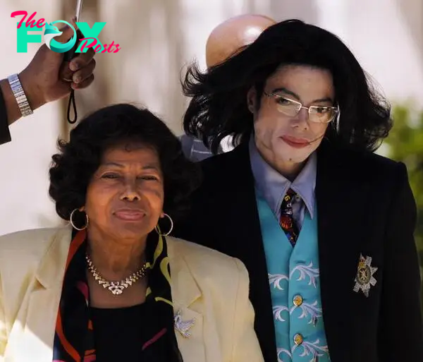 Michael Jackson and his mother Katherine Jackson