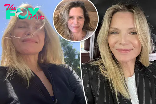 Michelle Pfeiffer without makeup on