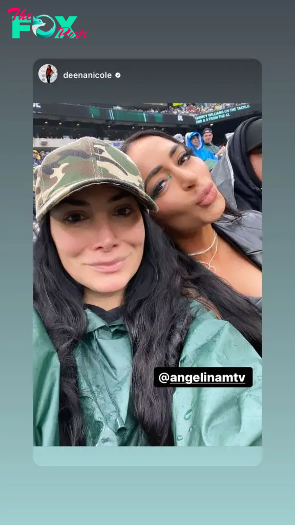 Angelina Pivarnick selfie with Deena