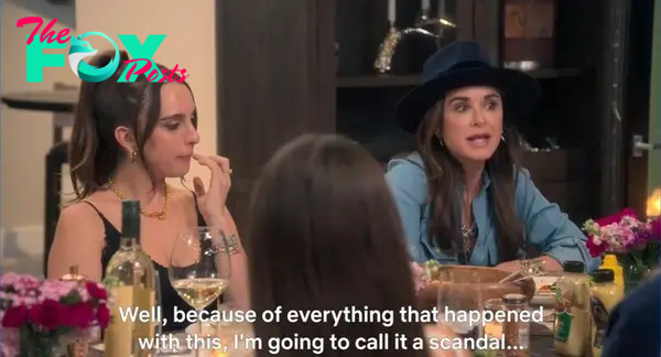 Kyle Richards and her daughter Alexia Umansky at the family dinner on "Buying Beverly Hills." 