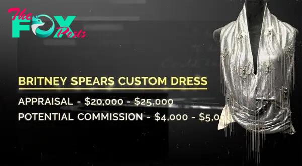 Britney Spears' shirt on "King of Collectibles: The Goldin Touch"