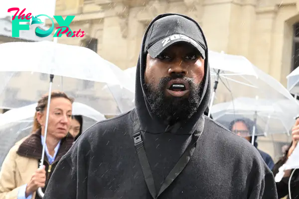 Kanye West in Paris.