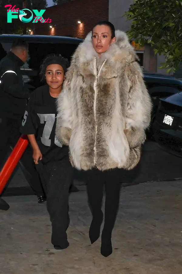 North West with Bianca Censori 