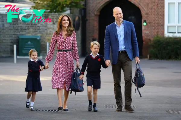 Kate Middleton Prince William George and Charlotte 
