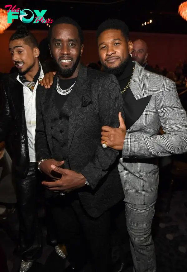 Usher and Sean "Diddy" Combs