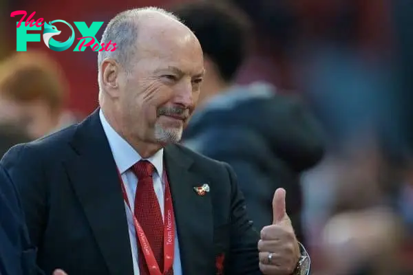 LIVERPOOL, ENGLAND - Sunday, October 27, 2019: Liverpool's chief executive officer Peter Moore before the FA Premier League match between Liverpool FC and Tottenham Hotspur FC at Anfield. (Pic by David Rawcliffe/Propaganda)