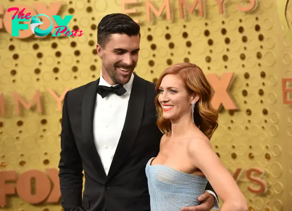 Tyler Stanaland and Brittany Snow at Emmy Awards 2019
