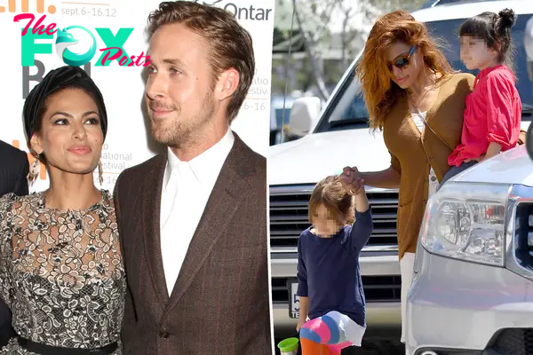 Eva Mendes and Ryan Gosling split with her and her daughters.
