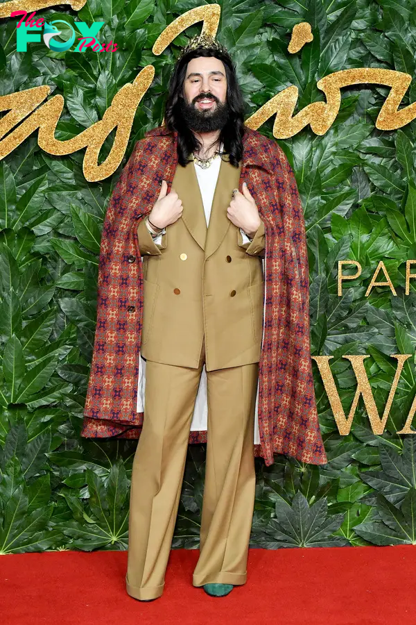Alessandro Michele attends the Fashion Awards 2018 in partnership with Swarovski at Royal Albert Hall on December 10, 2018 in London, England.