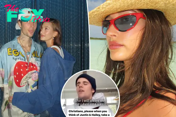 Hailey Bieber rips 'false' theories about Justin Bieber marriage after her dad asked for 'prayers' for the couple