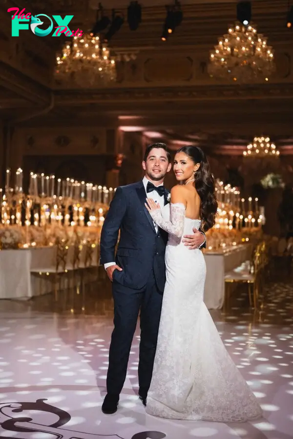 Jarod and Alexa Malnik on their wedding day. 
