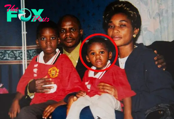 Aaron Wan-Bissaka was boyhood Man Utd fan as family photo shows £55m transfer target in iconic shirt | The Sun