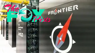 Frontier supercomputer.