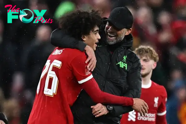 Jurgen Klopp added fuel to the media frenzy about 18-year-olds Jayden Danns and Lewis Koumas, and now wishes he could “eat his words”.