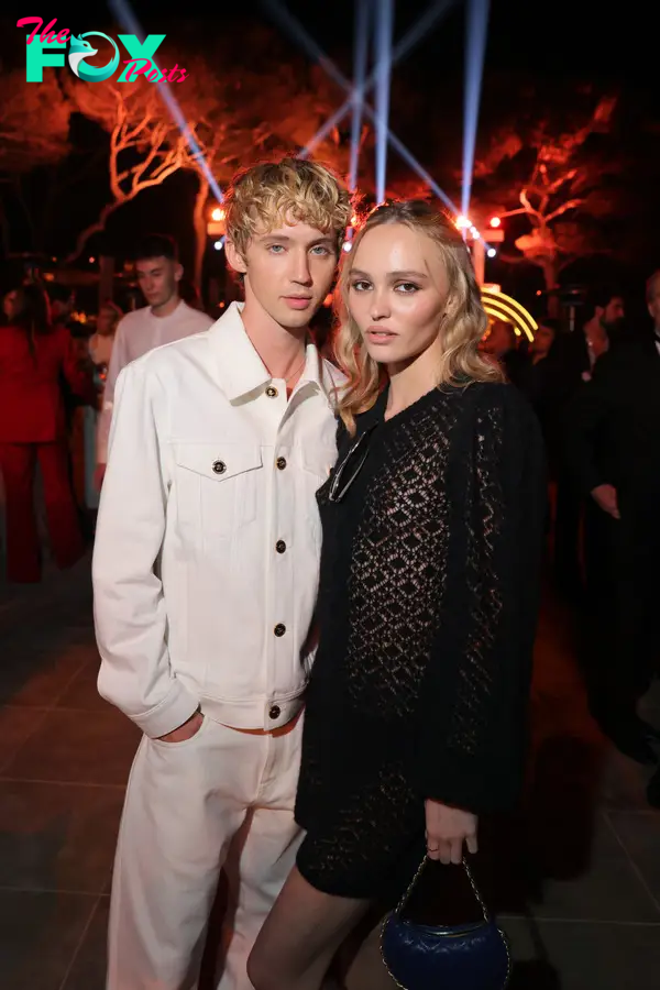 Troye Sivan and Lily-Rose Depp 