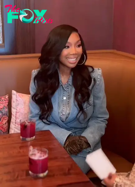 Brandy talking to Page Six.