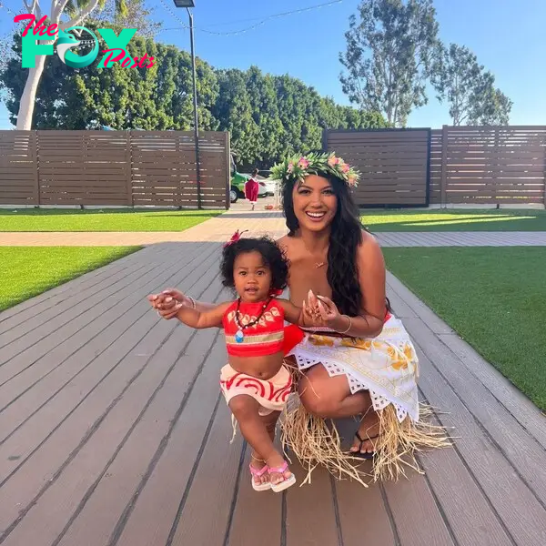Sean "Diddy" Combs's daughter Love with her mom Dana Tran.