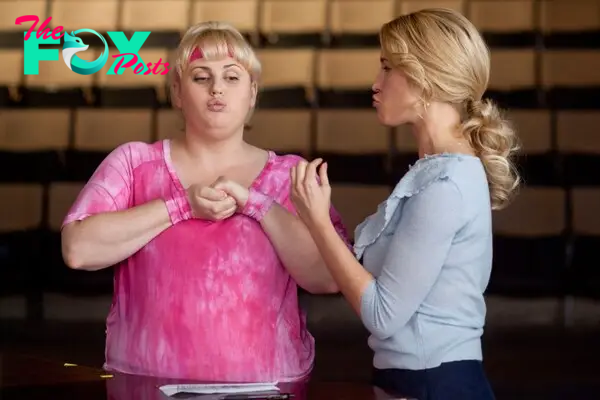 Rebel Wilson with Anna Camp