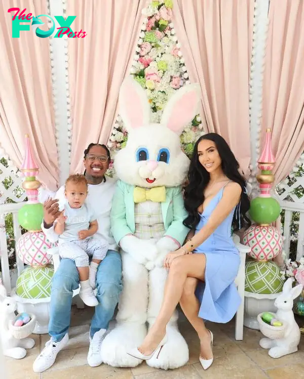 Nick Cannon spends time with his kids on easter
