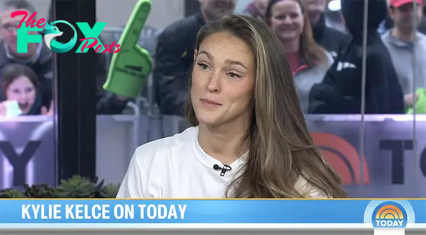 Kylie Kelce on the "Today" show. 