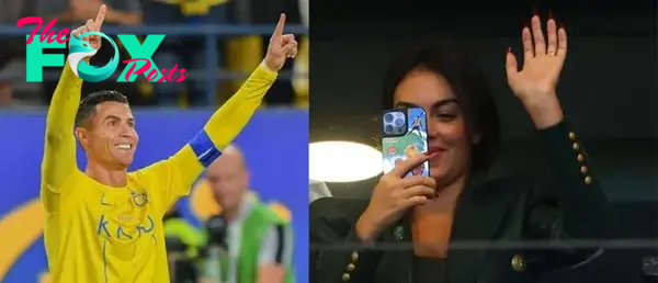 C. Ronaldo celebrates hat-trick with girlfriend Georgina Rodriguez. (Source: MT)