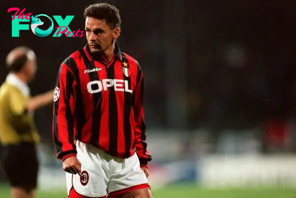 AC Milan's iconic OPEL-sponsored jerseys were not common in 1990s high schools. 