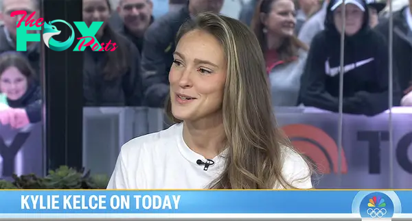 Kylie Kelce on the "Today" show. 