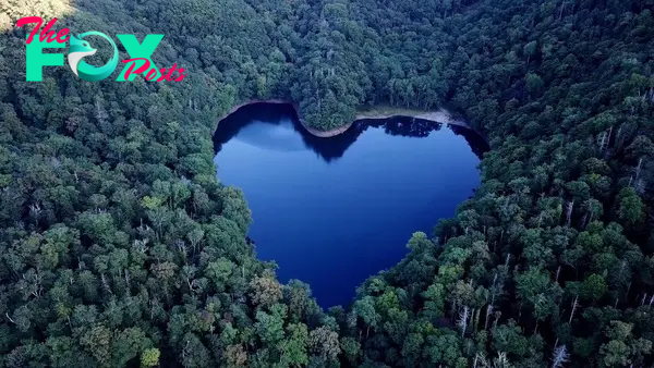 Hồ nước hình trái tim lãng mạn nhất Nhật Bản | Báo Dân trí