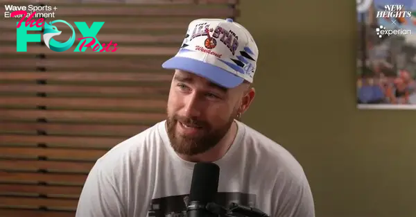 Travis Kelce on "New Heights." 