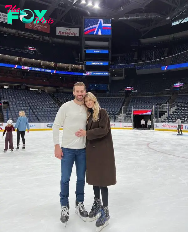 boone and maggie jenner on the ice