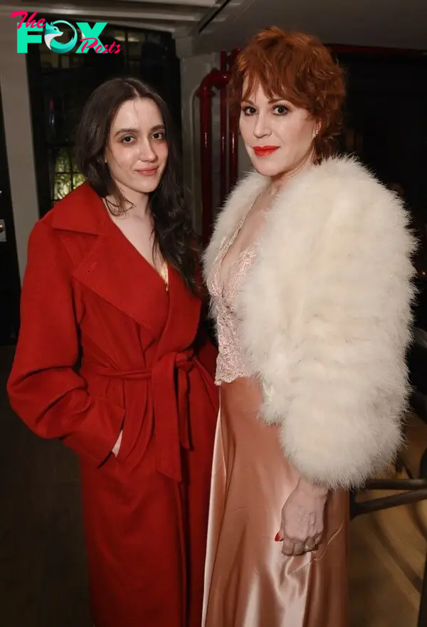 Mathilda Gianopoulos and Molly Ringwald 