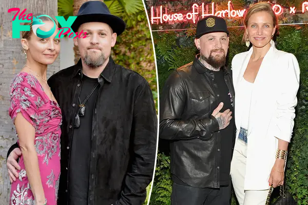 Nicole Richie and Joel Madden, split with Benji Madden and Cameron Diaz