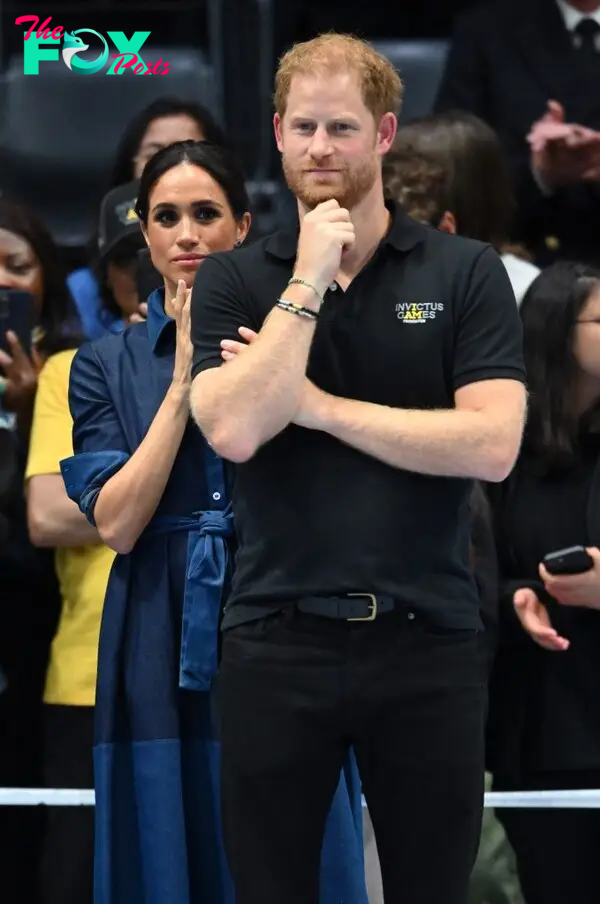 Prince Harry and Meghan Markle in Germany. 